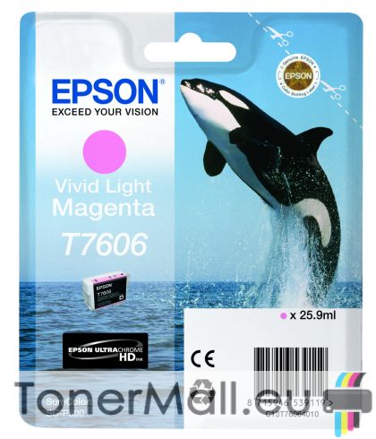 Мастилена касета EPSON T7606 Vivid Light Magenta