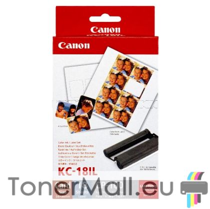 Canon Color Ink/Label set KC-18IL (54x86 mm), 18 sheets