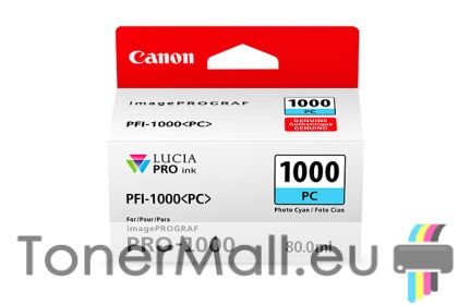 Мастилена касета CANON PFI-1000 Photo Cyan
