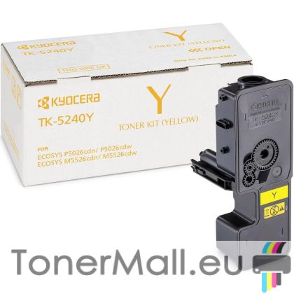 Оригинална тонер касета Kyocera TK-5240Y (Yellow)