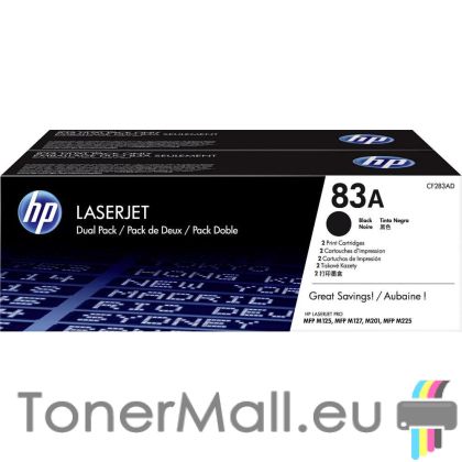 Комплект 2 бр. тонер касети HP CF283A