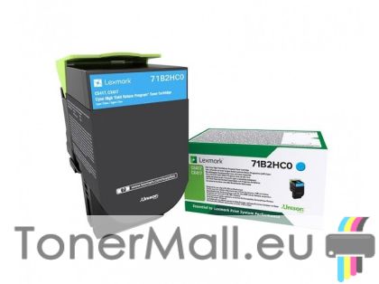 Тонер касета LEXMARK 71B2HC0 (Cyan)