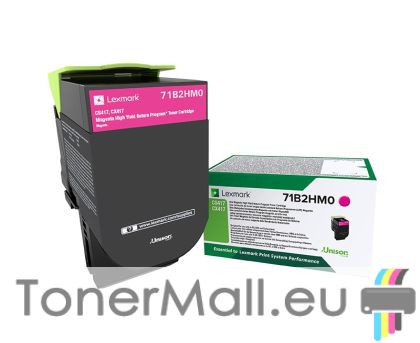 Тонер касета LEXMARK 71B2HM0 (Magenta)