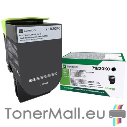 Тонер касета LEXMARK 71B20K0 (Black)