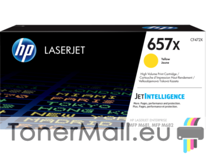 Оригинална тонер касета HP 657X (CF472X) Yellow