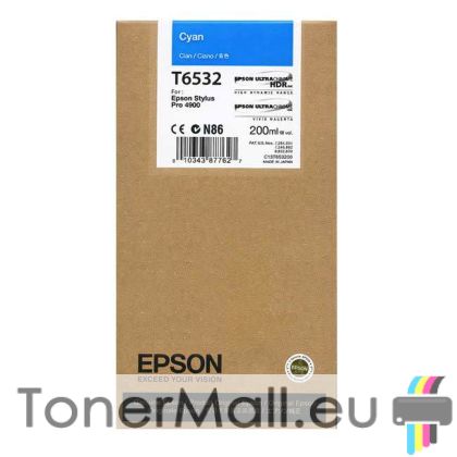 Мастилена касета EPSON T6532 Cyan