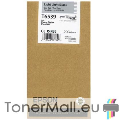 Мастилена касета EPSON T6539 Light Light Black