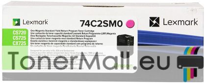 Оригинална тонер касета LEXMARK 74C2SM0 Magenta