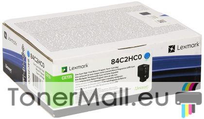 Оригинална тонер касета LEXMARK 84C2HC0 Cyan