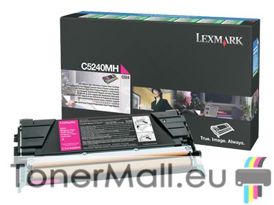 Тонер касета LEXMARK C5240MH (Magenta)