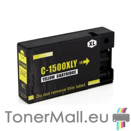 Съвместима мастилена касета PGI-1500XL (9195B001AA) Yellow