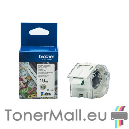 Continuous Paper Tape Brother CZ-1003 (Full colour, Ink-free 19mm)