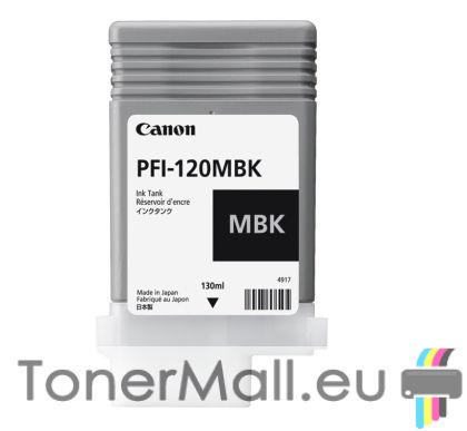 Мастилена касета CANON PFI-120MBK Matte Black, 2884C001AA