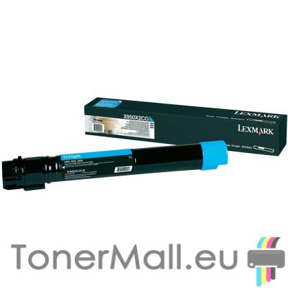 Оригинална тонер касета LEXMARK X950X2CG (Cyan)