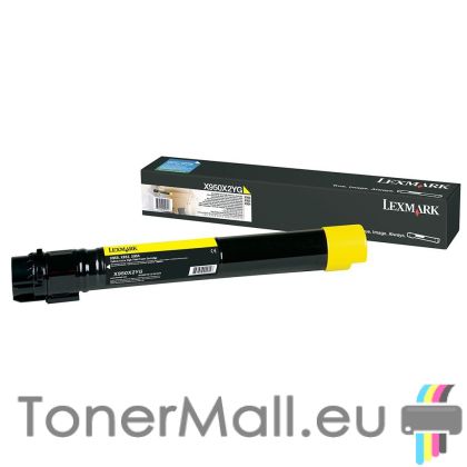 Оригинална тонер касета LEXMARK X950X2YG (Yellow)