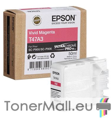 Мастилена касета EPSON T47A3 Vivid Magenta
