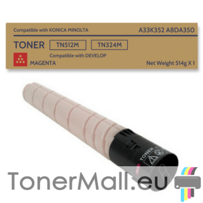 Съвместима тонер касета TN512M Magenta