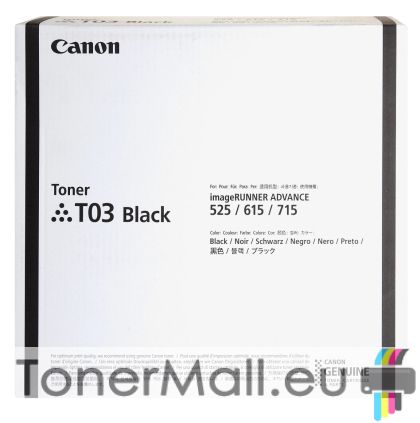 Оригинална тонер касета CANON T03 Black, 2725C001AA