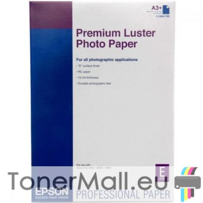 Фотохартия EPSON C13S041785 Premium Luster Photo Paper, A3+, 250 g/m2, 100 sheets