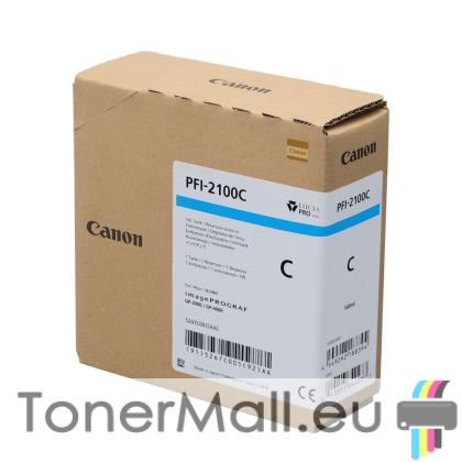 Мастилена касета CANON PFI-2100C Cyan 5267C001AA