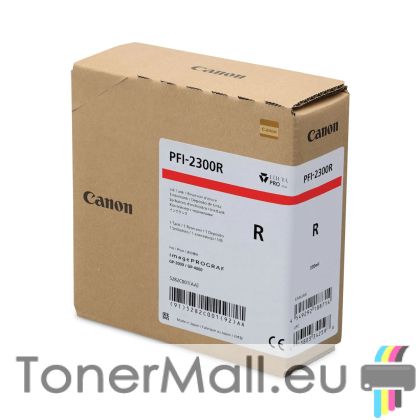 Мастилена касета CANON PFI-2300R Red 5282C001AA