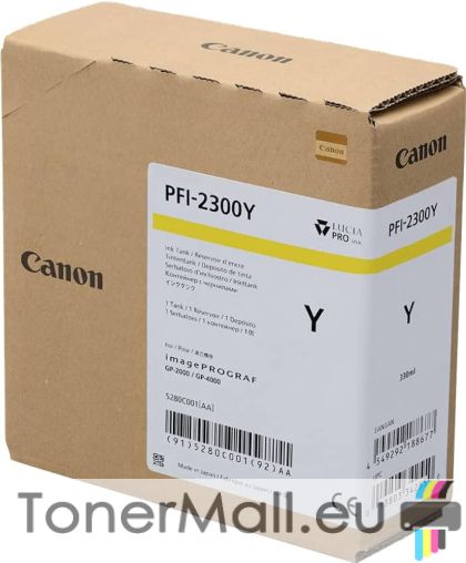 Мастилена касета CANON PFI-2300Y Yellow 5280C001AA