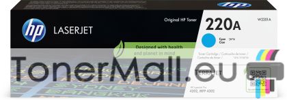 Оригинална тонер касета HP 220A W2201A Cyan
