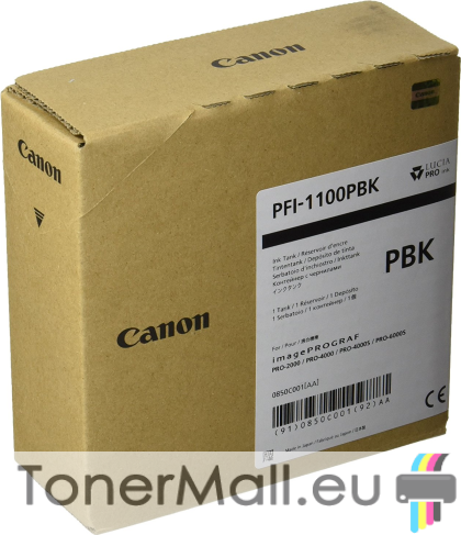 Мастилена касета CANON PFI-1100PBK Photo Black 0850C001AA