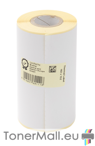 Brother Thermal Label 102x152mm, 90 labels, LDE1E152102058P