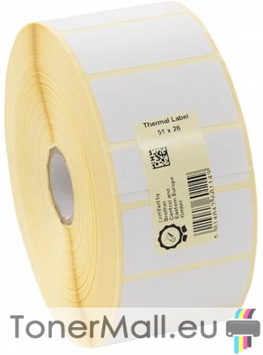 Brother Thermal Label 51x26mm, 3000 labels, LDE1E026051127P