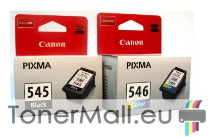 Комплект 2бр. мастилени касети Canon PG-545 Black / CL-546 Color