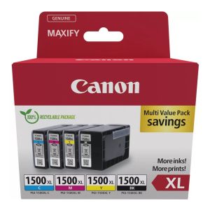 Комплект 4 бр. мастилени касета CANON PGI-1500XL Multi-Pack (9182B010AA)