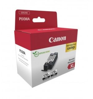 Комплект 2бр. мастилени касети Canon PGI-570XL Black (0318C010AA)