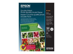Двустранна хартия EPSON C13S400059 Double-Sided Photo Quality A4, 50 sheets