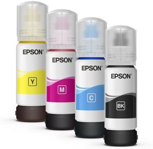 Комплект 4 бутилки с мастило EPSON 112 EcoTank Cyan, Yellow, Magenta, Black, C13T06C64A