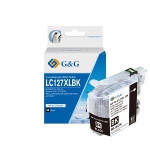 Съвместима мастилена касета BROTHER LC127XLBK Black
