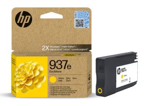 Мастилена касета HP 937e EvoMore Yellow, 4S6W8NE