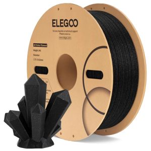PLA филамент Elegoo PLA Sparkle, 1.75 mm, 1.0 kg, Sparkle Black
