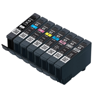 Комплект 8 бр. мастилени касети Canon CLI-65 Black, Cyan, Magenta, Yellow, Grey, Light Grey, Photo Magenta, Photo Cyan