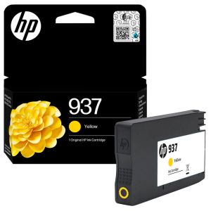 Мастилена касета HP 937 Yellow, 4S6W4NE