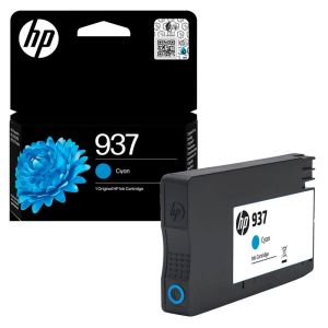 Мастилена касета HP 937 Cyan, 4S6W2NE