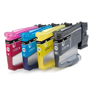 Комплект 4 бр. мастилени касети BROTHER LC527 Black, Cyan, Magenta, Yellow