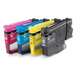 Комплект 4 бр. мастилени касети BROTHER LC527XL Black, Cyan, Magenta, Yellow