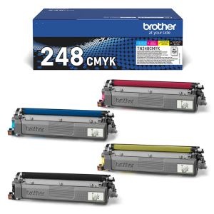 Комплект 4 бр. оригинални тонер касети BROTHER TN-248VAL Cyan/Magenta/Yellow/Black
