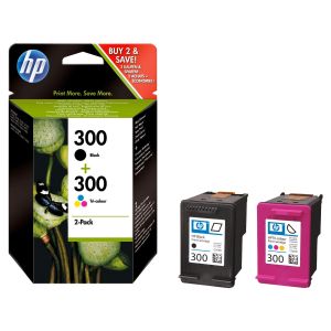 Комплект мастилени касети HP 300 Combo-pack (CN637EE) Black &amp; Tri-Color
