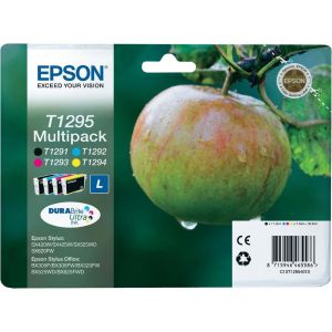 Комплект мастилени касети EPSON T1295 (BK/C/Y/M)