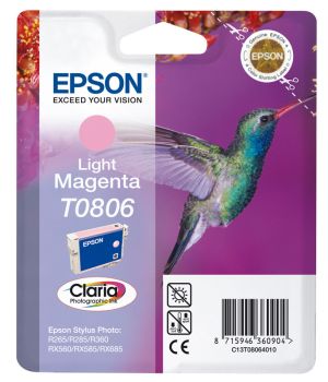 Мастилена касета EPSON T0806 Light Magenta