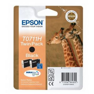 Комплект 2бр. мастилени касети EPSON T0711 Black High Capacity