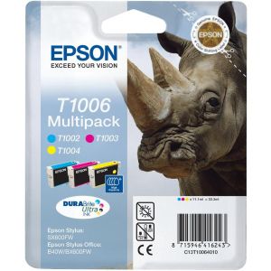 Комплект мастилени касети EPSON T1006 (C,M,Y)