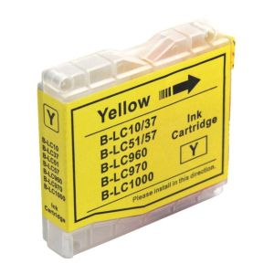 Съвместима мастилена касета Brother LC970Y Yellow